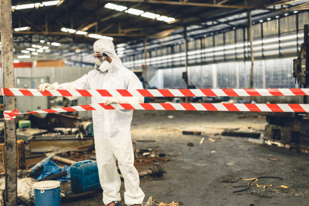 Professional Trauma Scene Cleanup technician working in San Luis Obispo, CA